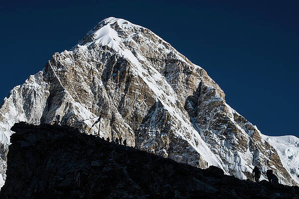 Nature Wall Art featuring the photograph Climb To Kala Patthar by Owen Weber