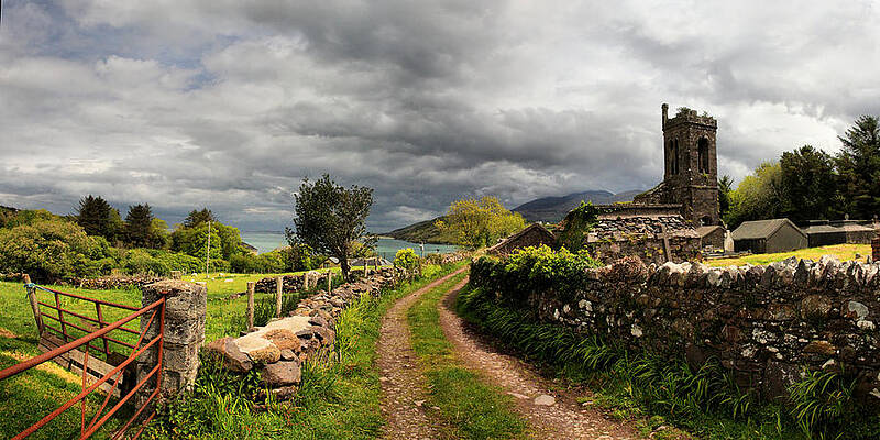 Wall Art featuring the photograph Cloghane Byway by Mark Callanan