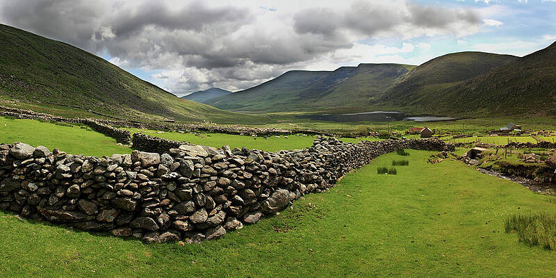 Wall Art featuring the photograph Cloghane Valley Walls by Mark Callanan