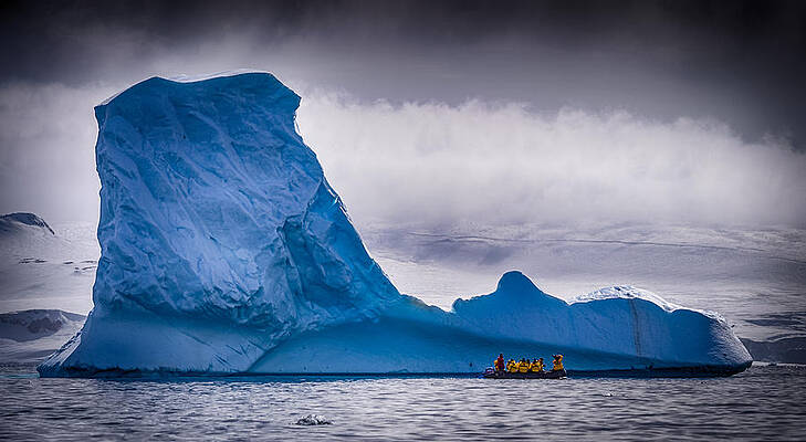 Wall Art featuring the photograph Close Encounter - Antarctica Iceberg Photograph by Duane Miller
