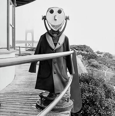 Viewfinder Dressed in a Coat Photograph