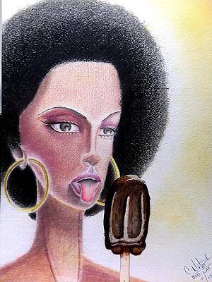 Wall Art featuring the drawing Coffee Bar by Donald Cnote Hooker