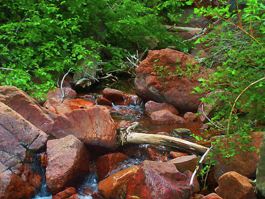Painting - Colorado Springs Area Digital Oil #32 by Flees Photos