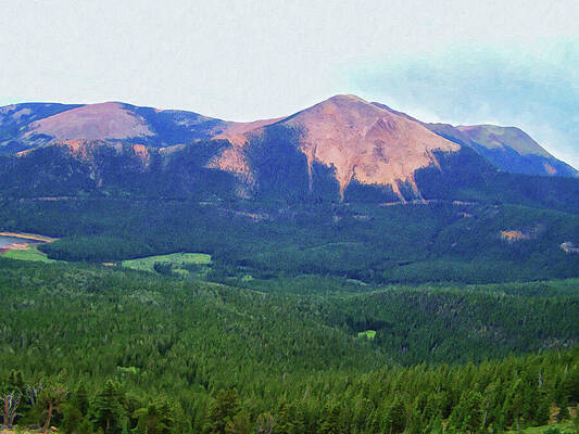 Painting - Colorado Springs Area Digital Oil #83 by Flees Photos