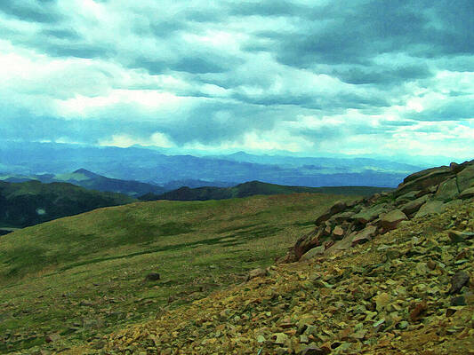 Painting - Colorado Springs Area Digital Oil #91 by Flees Photos