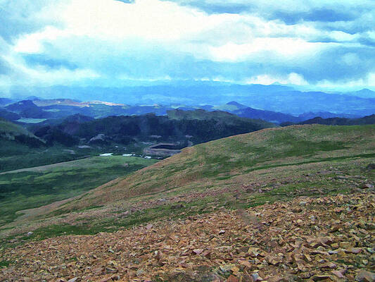 Painting - Colorado Springs Area Digital Oil #92 by Flees Photos