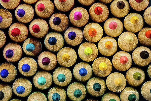 Abstract Photograph - Colored Pencils 2304 by Dan Beauvais