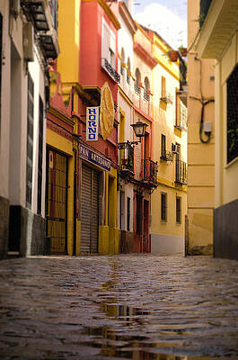 Architecture Photograph - Colors Of Seville by AM FineArtPrints