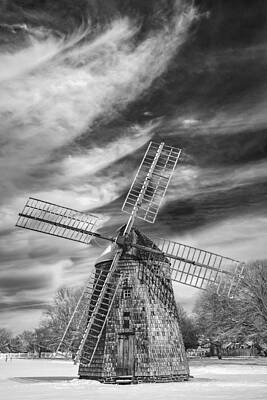 Usa Wall Art featuring the photograph Corwith Windmill Long Island NY II by Susan Candelario