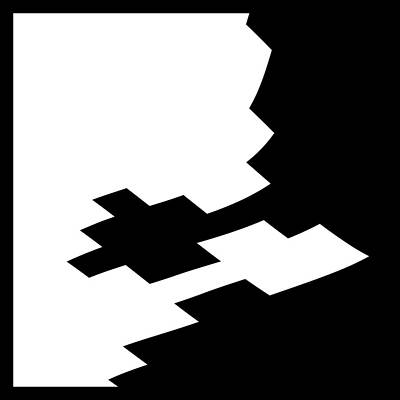 Minimalist Digital Art - Counterthrust by Vic Eberly