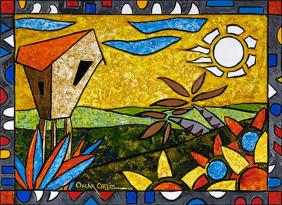 Colorful Puerto Rican Countryside Wall Art