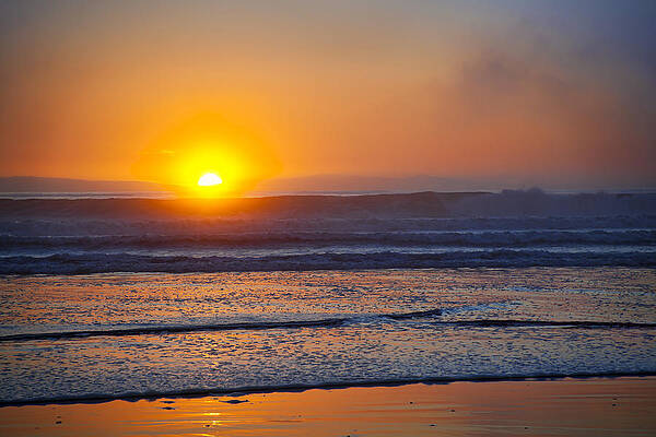 Serene Beach Sunset Photograph