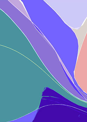 Wall Art featuring the digital art Crevice by Gina Harrison