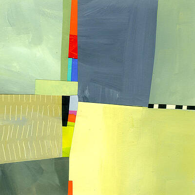 Colorful Geometric Abstract Composition Wall Art