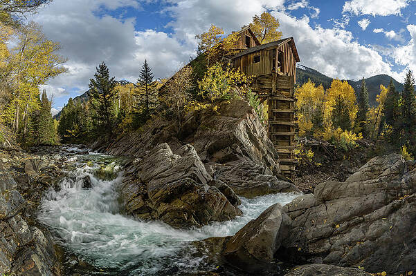 Color Wall Art featuring the photograph Crystal Mill #3 by Jeff Stoddart