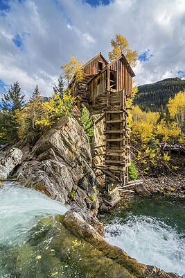 Color Wall Art featuring the photograph Crystal Mill #4 by Jeff Stoddart