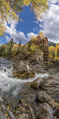 Color Wall Art featuring the photograph Crystal Mill #5 by Jeff Stoddart