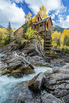 Wall Art featuring the photograph Crystal Mill #6 by Jeff Stoddart