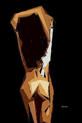 Wall Art featuring the digital art Cubism Series 796 by Rafael Salazar