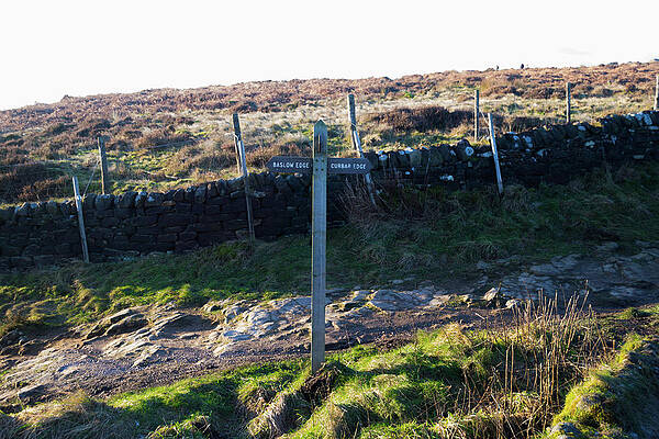 Wild Photograph - Curbar Edge Which Way To Go by Scott Lyons