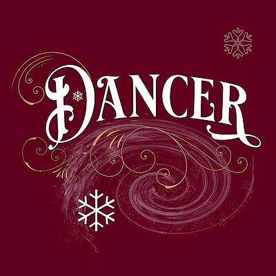 Wall Art featuring the digital art Dancer by Gina Harrison