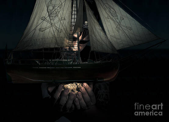 Wall Art featuring the digital art Dark Adventure by Jorgo Photography