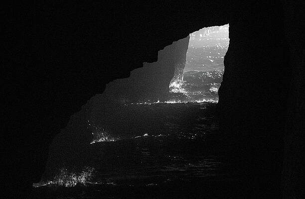 Water Photograph - Dark Cave by Jonny D