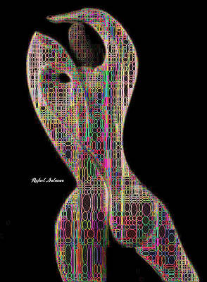 Wall Art featuring the digital art Dazzling by Rafael Salazar