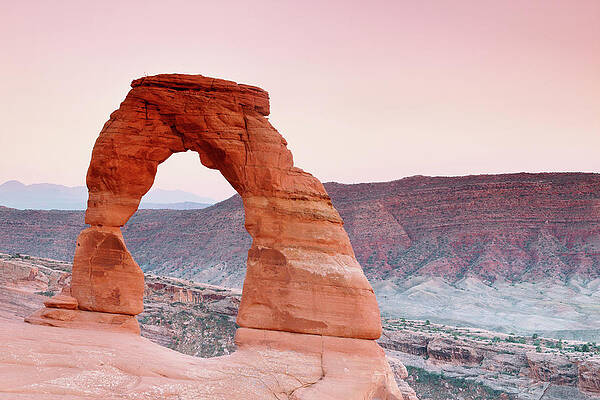 Desert Photograph - Delicate Arch Sunset 2 by Nicholas Blackwell