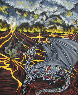 Wall Art featuring the painting Desolation by Megan Thompson