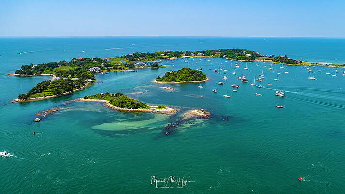 Massachusetts Photograph - Devils Foot Island by Veterans Aerial Media LLC