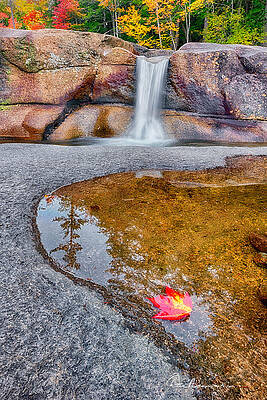Mountain Photograph - Diana's Baths 7901 by Dan Beauvais