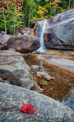 Mountain Photograph - Diana's Baths 8815 by Dan Beauvais
