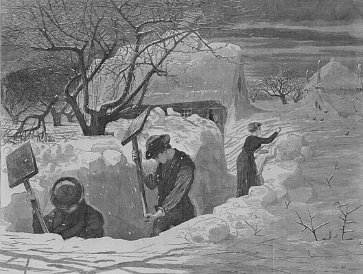 Wall Art featuring the digital art Digging Out by Robert Newman