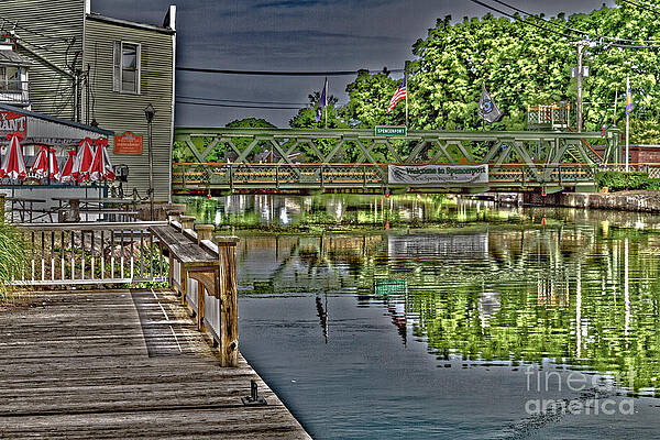 Architecture Wall Art featuring the photograph Dockside Dining by William Norton