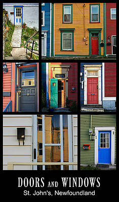 Canada Wall Art featuring the photograph Doors And Windows Newfoundland by Tatiana Travelways