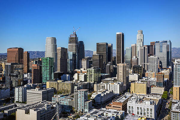 Los Angeles Wall Art featuring the photograph Downtown Los Angeles 2016 by Kelley King