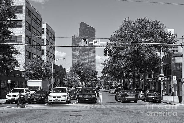 Wall Art featuring the photograph Downtown White Plains New York VIII by Clarence Holmes