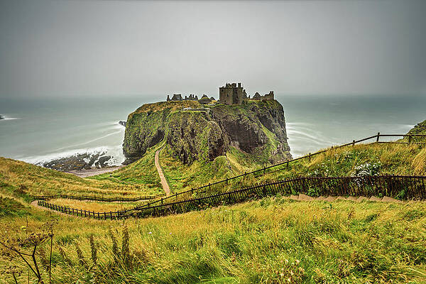 Landmark Wall Art featuring the photograph Dunnottar Castle, Scotland by Miroslav Liska