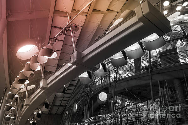 Wall Art featuring the photograph Duo Tones On Black And White - Academy Of Science by Blake Webster