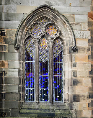 Beautiful Photograph - Edinburgh Light Show by Jean Noren