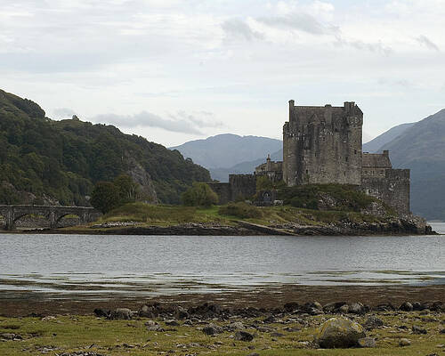 Wall Art featuring the photograph Eilean Donan Castle by Kenneth Campbell
