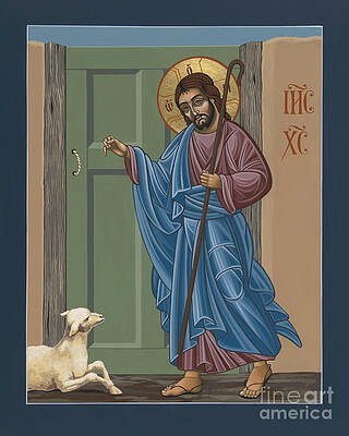 Jesus with Shepherd's Staff Print