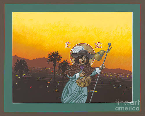 El Santo Niño in Arizona Sunset Print