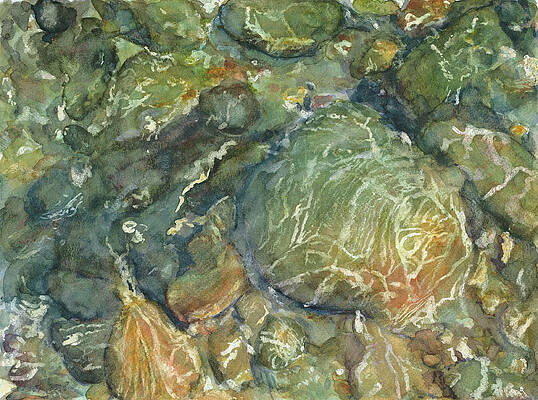 Elbow River Rocks 5 by Madeleine Arnett