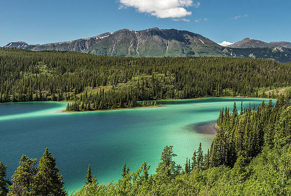 Sky Photograph - Emerald Lake by Ed Clark