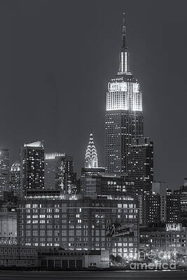Empire State Building at Night Wall Art