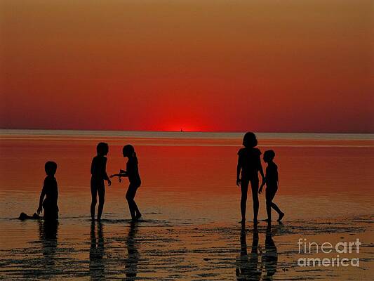 Reflection Photograph - Encounters Of The First Kind, First Encounter Beach, Cape Cod by Debra Banks