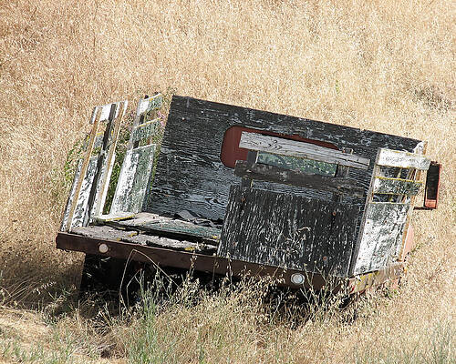 Textured Photograph - End Of The Road - Atascadero, California by Darin Volpe