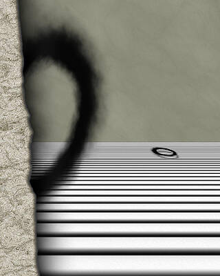 Minimalist Digital Art - Enso 3 by Vic Eberly